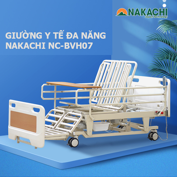 tổng thể giường y tế đa năng nâng hạ chiều cao nc-bvh07